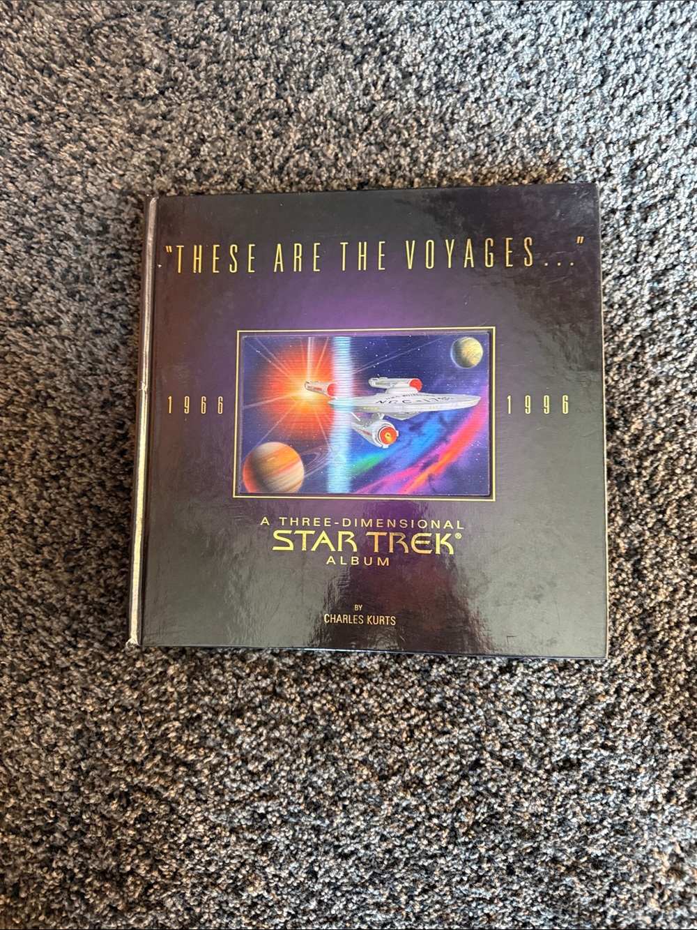 Star Trek "These Are The Voyages" Hardcover three dimensional album 1966-1996